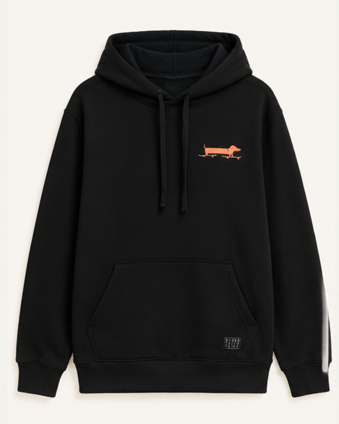 SUDADERA CAP DACHSHUND BLACK